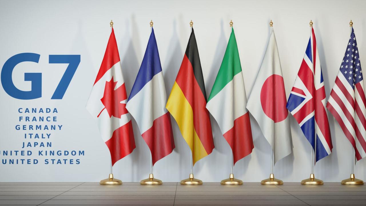 اجلاس جهانی G7 : رمز ارزها باید قانون‌گذاری شوند

