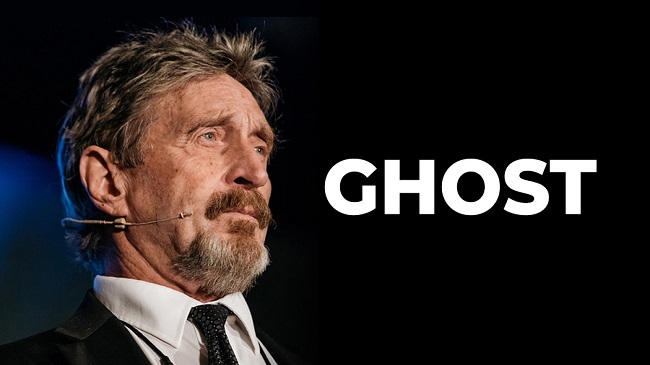 جان مکافی کوین حریم خصوصی خود با نام GHOST را معرفی می‌کند !

