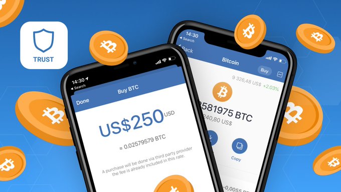 ایردراپ  Trust Wallet

