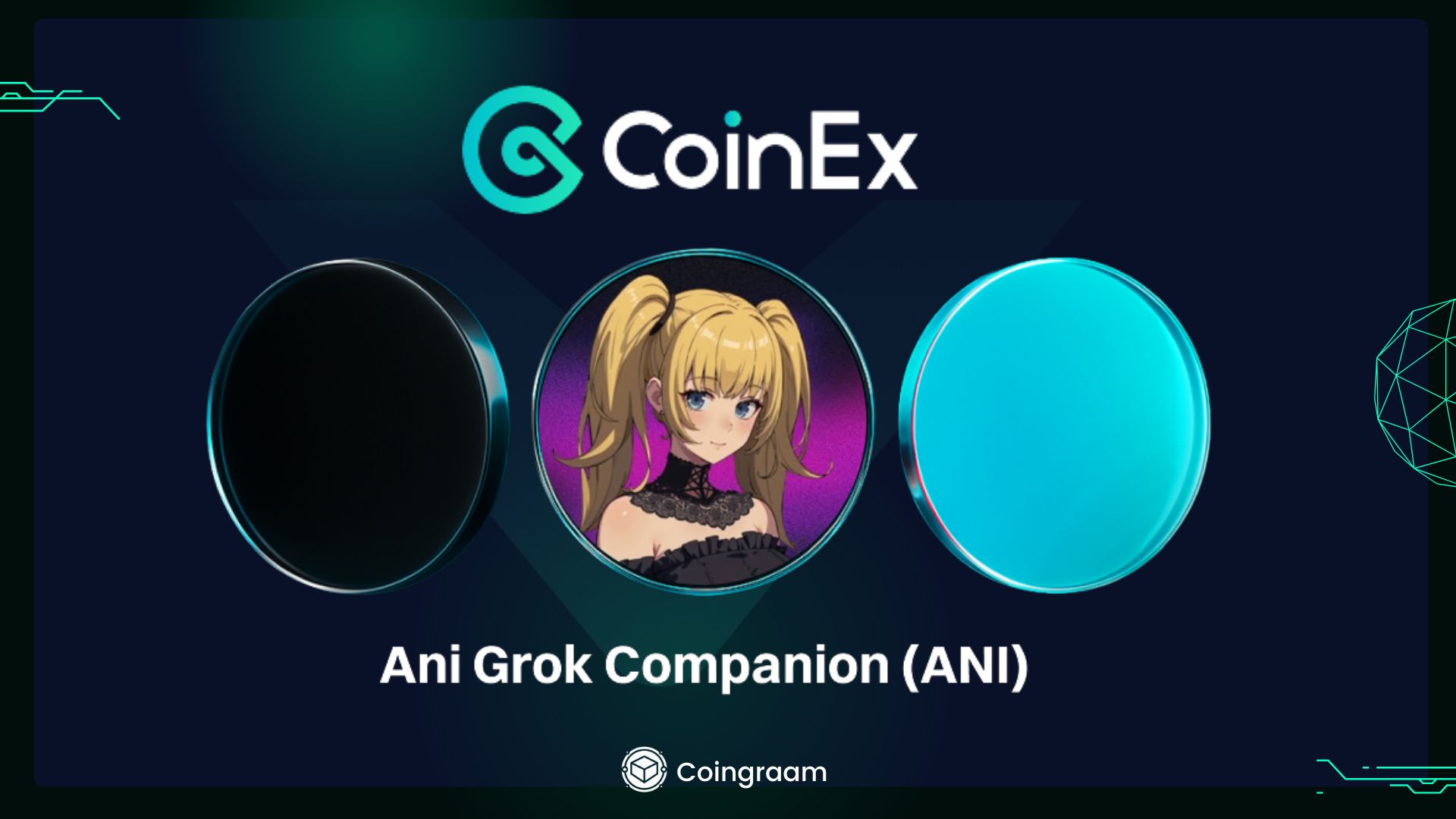ورود ANI به کوینکس؛ نگاهی به پروژه جذاب Ani Grok Companion با محوریت انیمه و AI