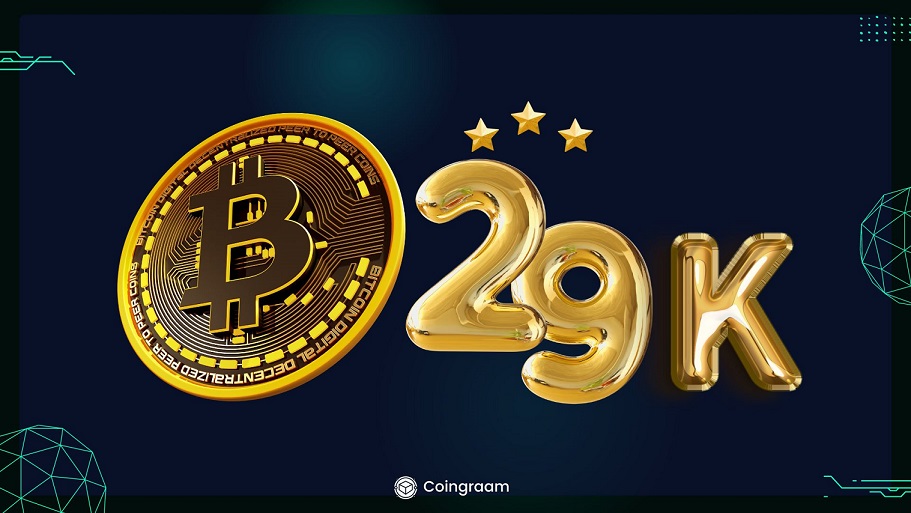 بازگشت بیت کوین به قیمت 29 هزار دلار!