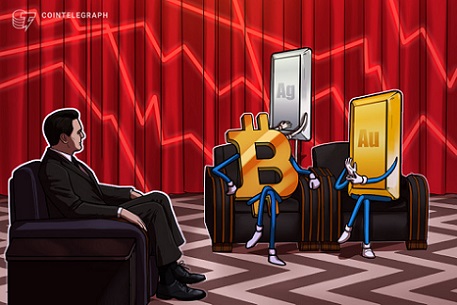 بیت کوین و طلا همانند هم! سقوط بیت کوین به 11300 دلار