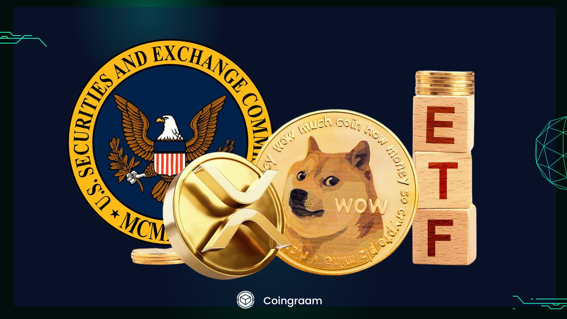 تعویق در تصمیم SEC؛ ETFهای XRP و دوج‌کوین همچنان در انتظار تایید