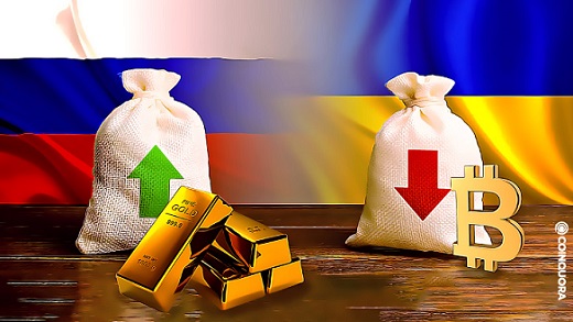 سقوط ۸٪ قیمت بیت کوین پس از حمله نظامی روسیه به اوکراین