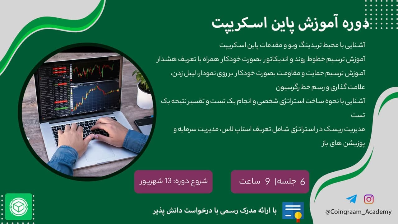 دوره آموزش پاین اسکریپت (زبان برنامه نویسی ساخت اندیکاتور)