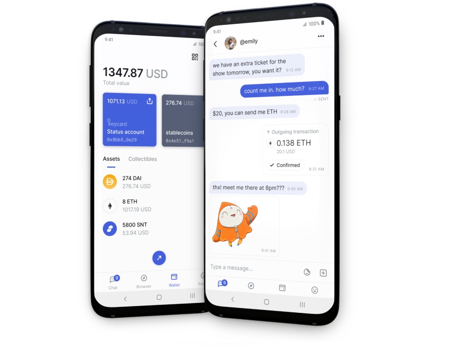 اپلیکیشن Status ؛ کیف پول، پیامرسان و مرورگر غیر متمرکز !